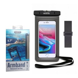 Bolsa Impermeável WS-226 com Cinta para Celulares Até 6.0" Preta Bolsa Impermeável WS-226 com Cinta para Celulares Até 6.0" Preta